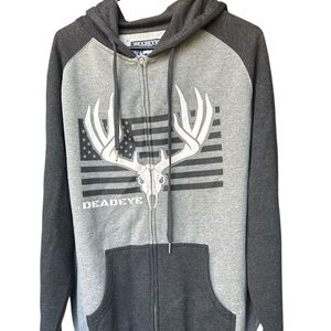 Deadeye Outfitters Men's Hoodie Hunting Elk M